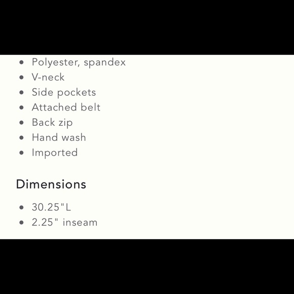 Anthropologie rosy belted romper - Picture 6 of 6